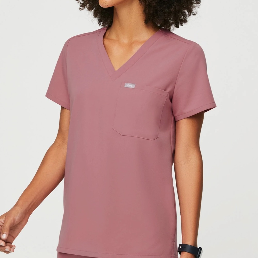 Women's Mauve Catarina Scrub Top